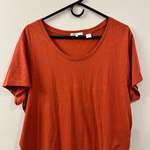 Levis Rust Orange Top XL - Picture 1 of 2